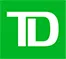 A green square with the letter td in white